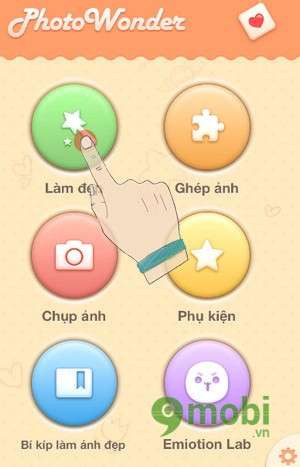 chinh mat to bang photowonder tren iphone 6 plus, 6, ip 5s, 5, 4s, 4 