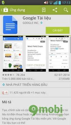 Cách quản lý văn bản trên Google Docs bằng Android